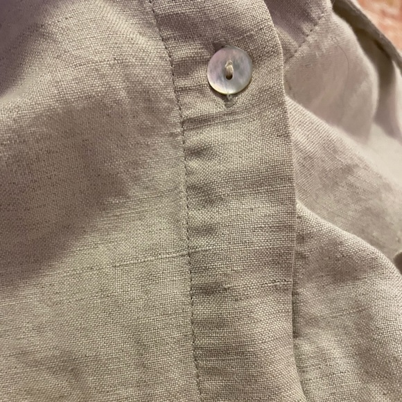 Bay Studio Linen Button Down - Picture 4 of 4
